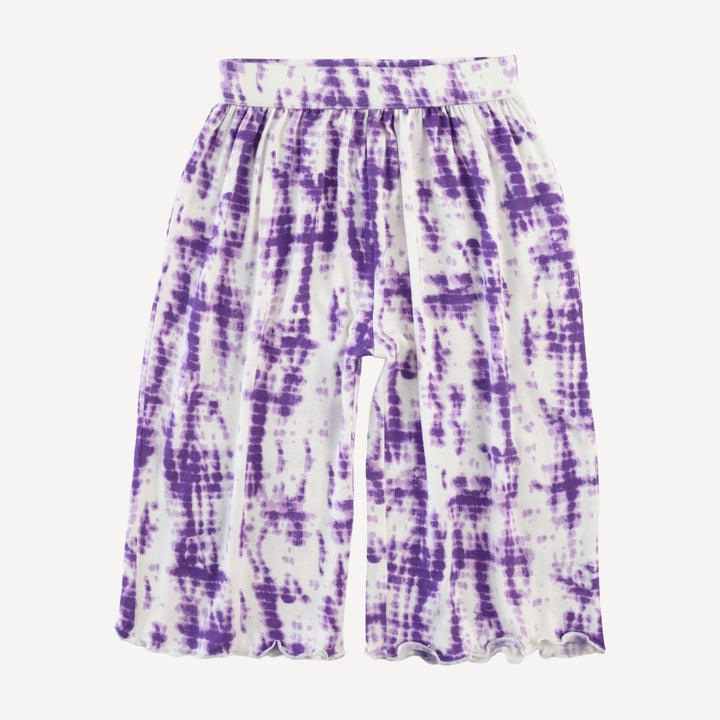 long sleeve henley jade set | lavender shibori | modal