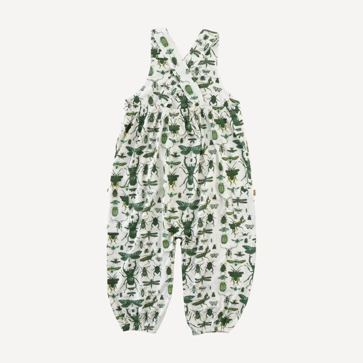 gathered bubble pocket overall | green insects | modal