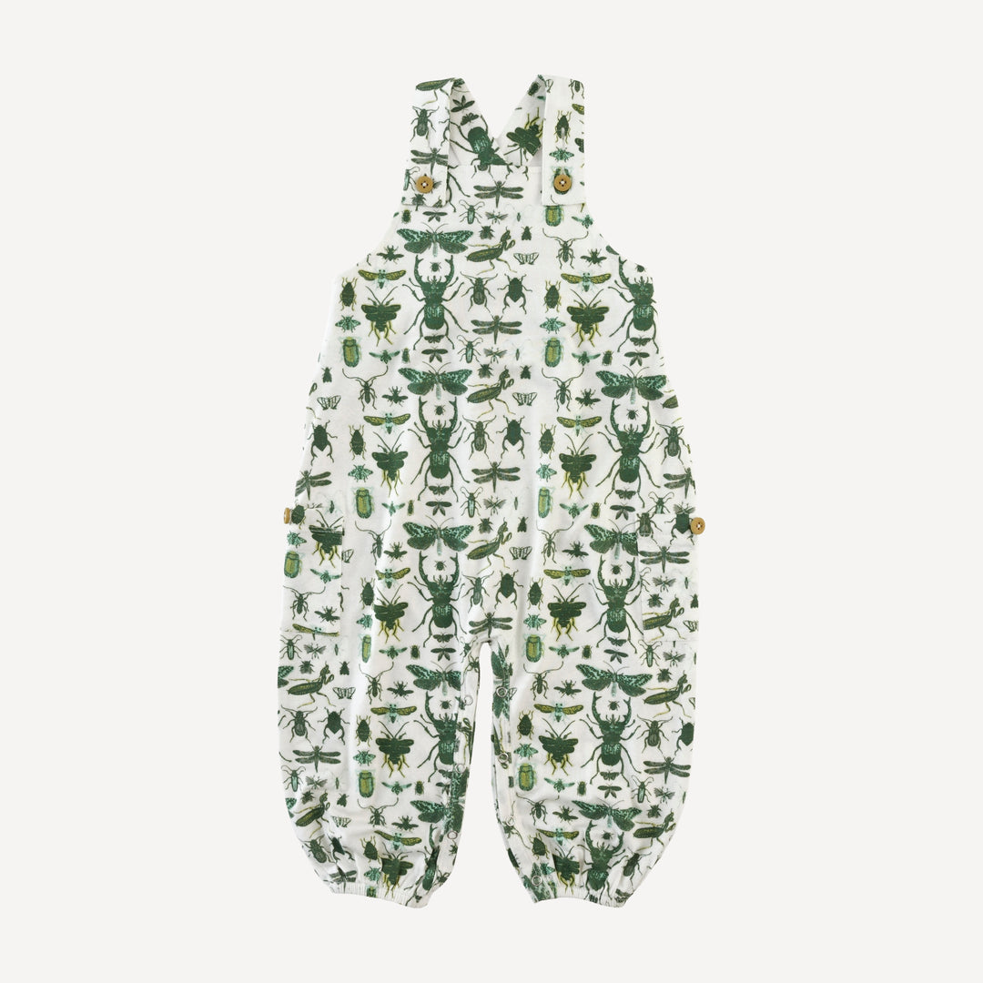 gathered bubble pocket overall | green insects | modal