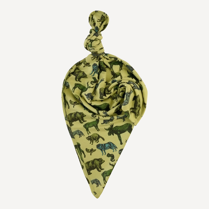 single layer blanket | forest animals | organic cotton interlock
