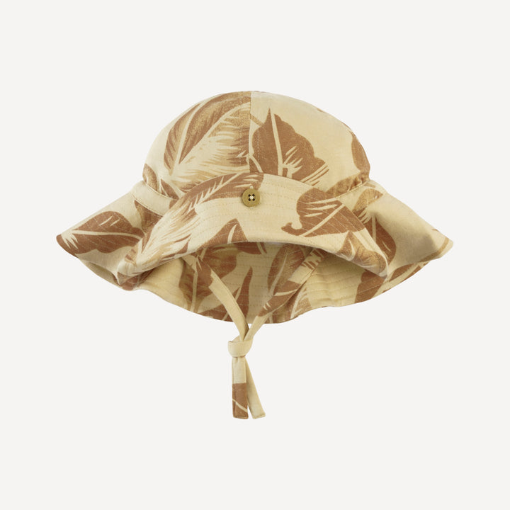button sun hat | porcini leaf | modal