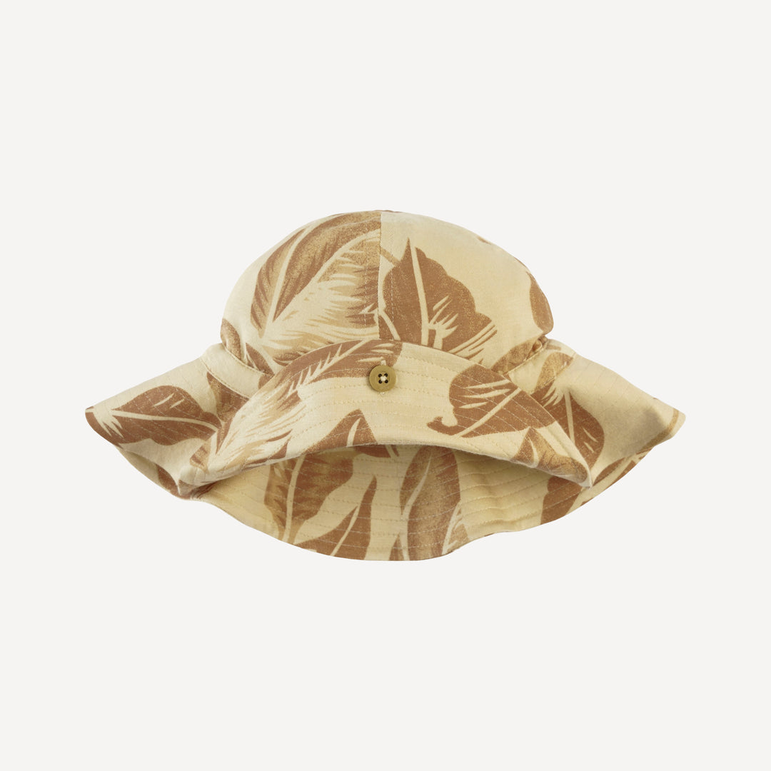 button sun hat | porcini leaf | modal