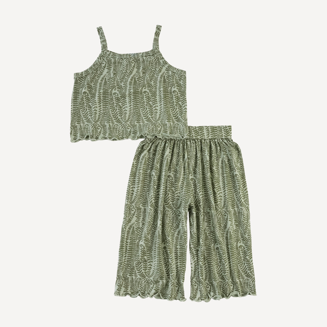 jade set | green fern frond | modal