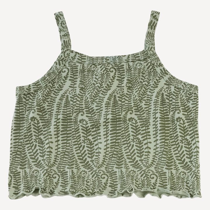 jade set | green fern frond | modal