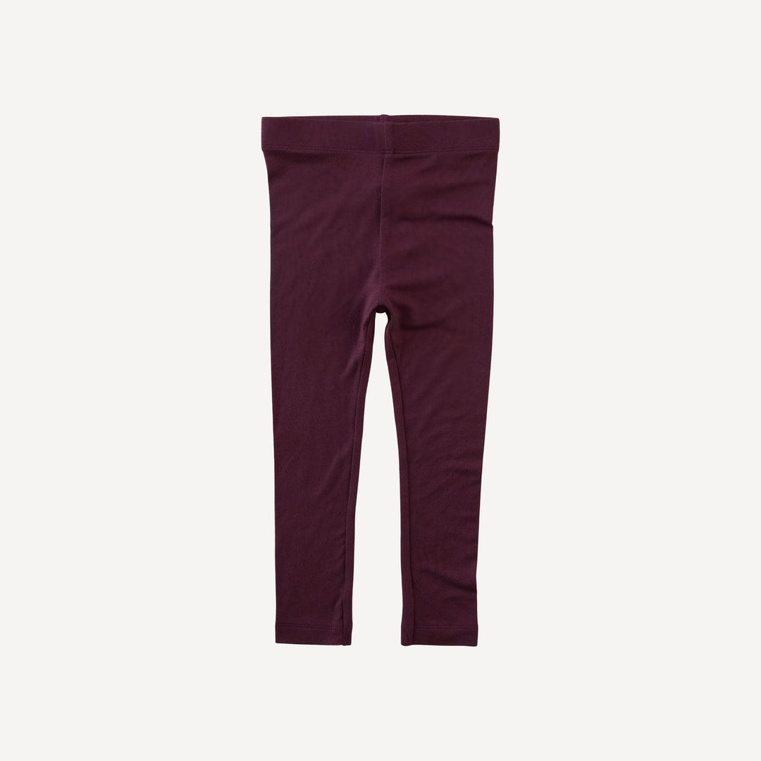 short puff sleeve prairie top + legging set | huckleberry foliage | bamboo