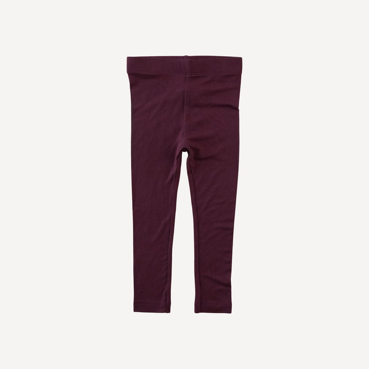 short puff sleeve prairie top + legging set | huckleberry foliage | bamboo