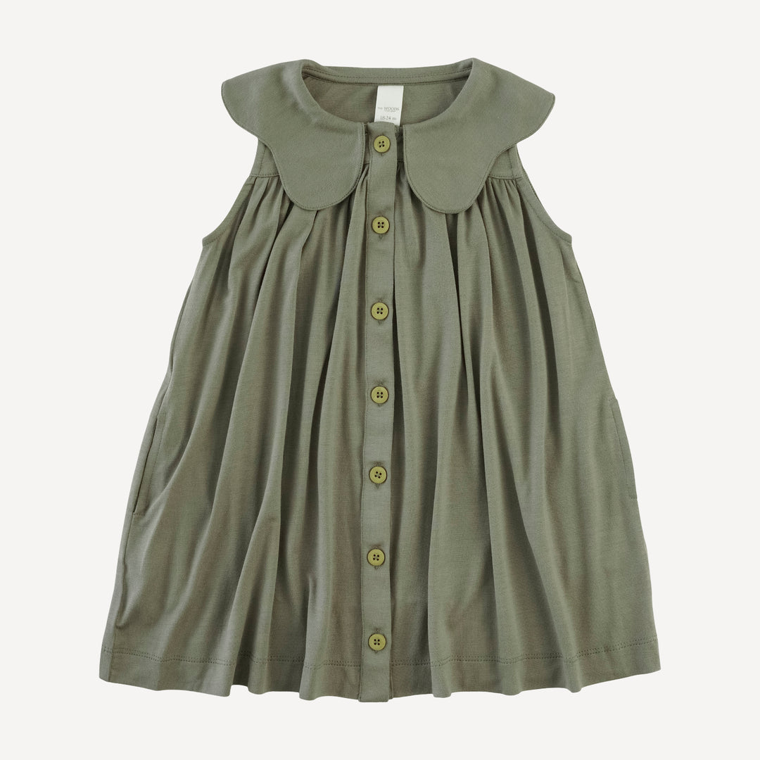 olive dress | vetiver | modal