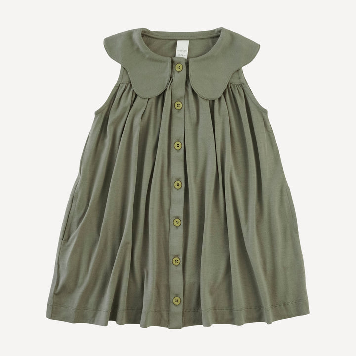 olive dress | vetiver | modal