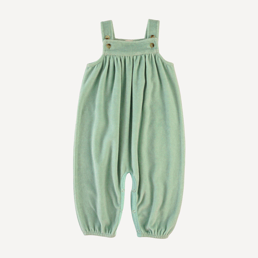 oliver jumpsuit | hidden grove | organic cotton velour