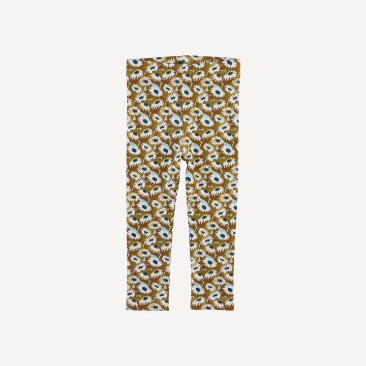 balloon sleeve sweatshirt and legging set | blue daisy garden | organic cotton interlock