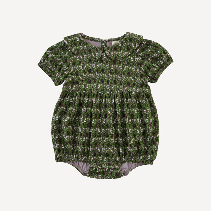 short sleeve peter pan bubble | huckleberry foliage | bamboo