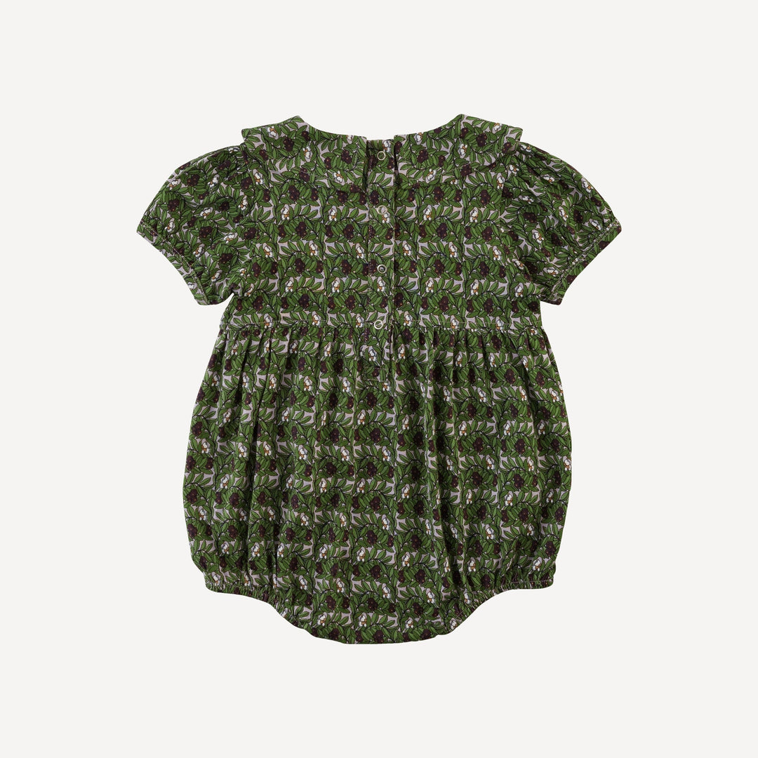 short sleeve peter pan bubble | huckleberry foliage | bamboo