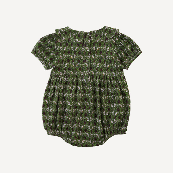short sleeve peter pan bubble | huckleberry foliage | bamboo