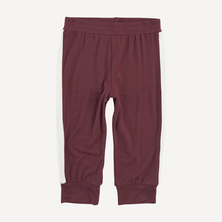long sleeve football set | mahogany | modal