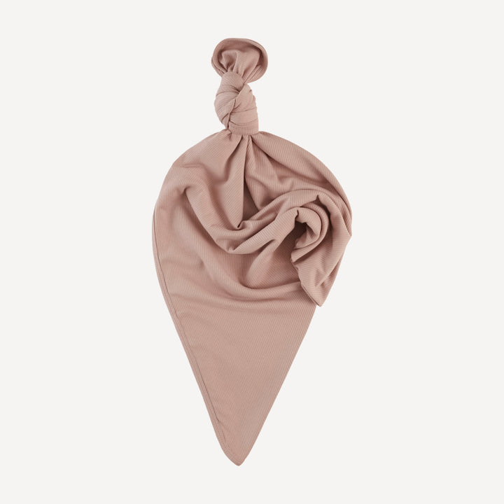 single layer blanket | cottage rose | organic cotton single rib