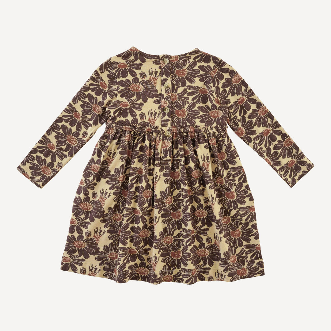 long sleeve rainbow empire dress | cedar northwest daisy | bamboo