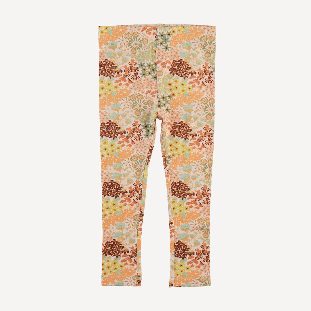 oversized sweatshirt + legging set | pink ditsy garden | bamboo