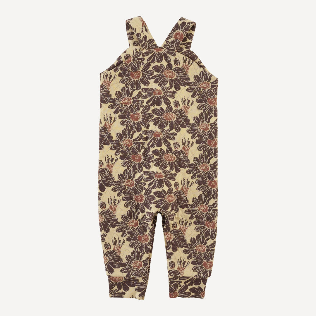 quilted country cuffed jumpsuit | cedar northwest daisy | bamboo