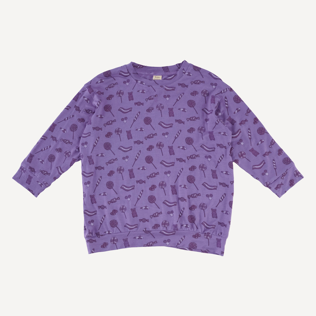 oversized sweatshirt + legging set | purple candy | bamboo