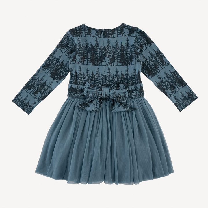 long sleeve classic tulle ballet dress | sasquatch | bamboo