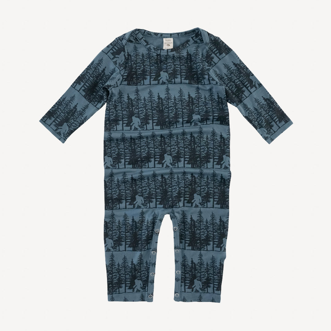 long sleeve lap neck jumpsuit | sasquatch | bamboo