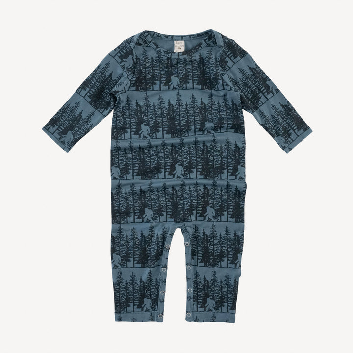 long sleeve lap neck jumpsuit | sasquatch | bamboo