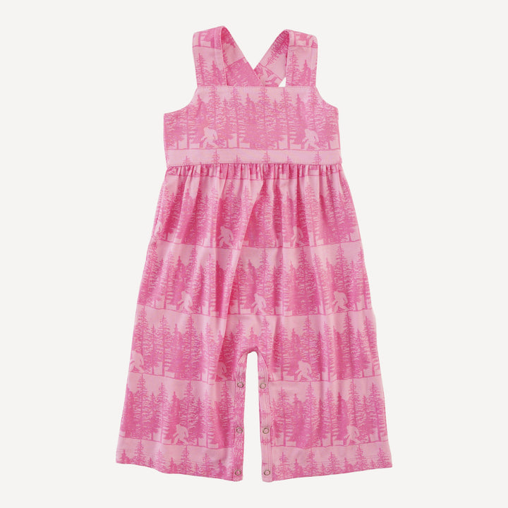 gaucho jumpsuit | pink sasquatch | bamboo
