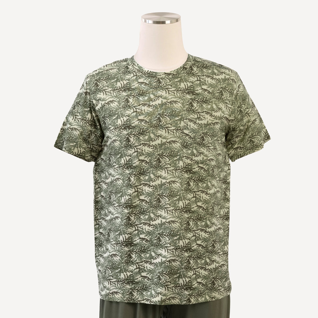 mens short sleeve pocket tee | woods fern | modal