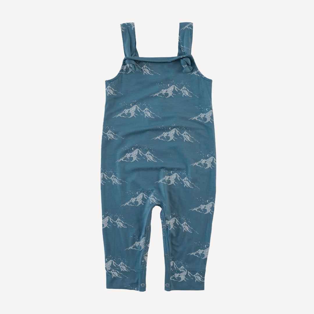 tie overall jumpsuit | moonlit mountain | bamboo