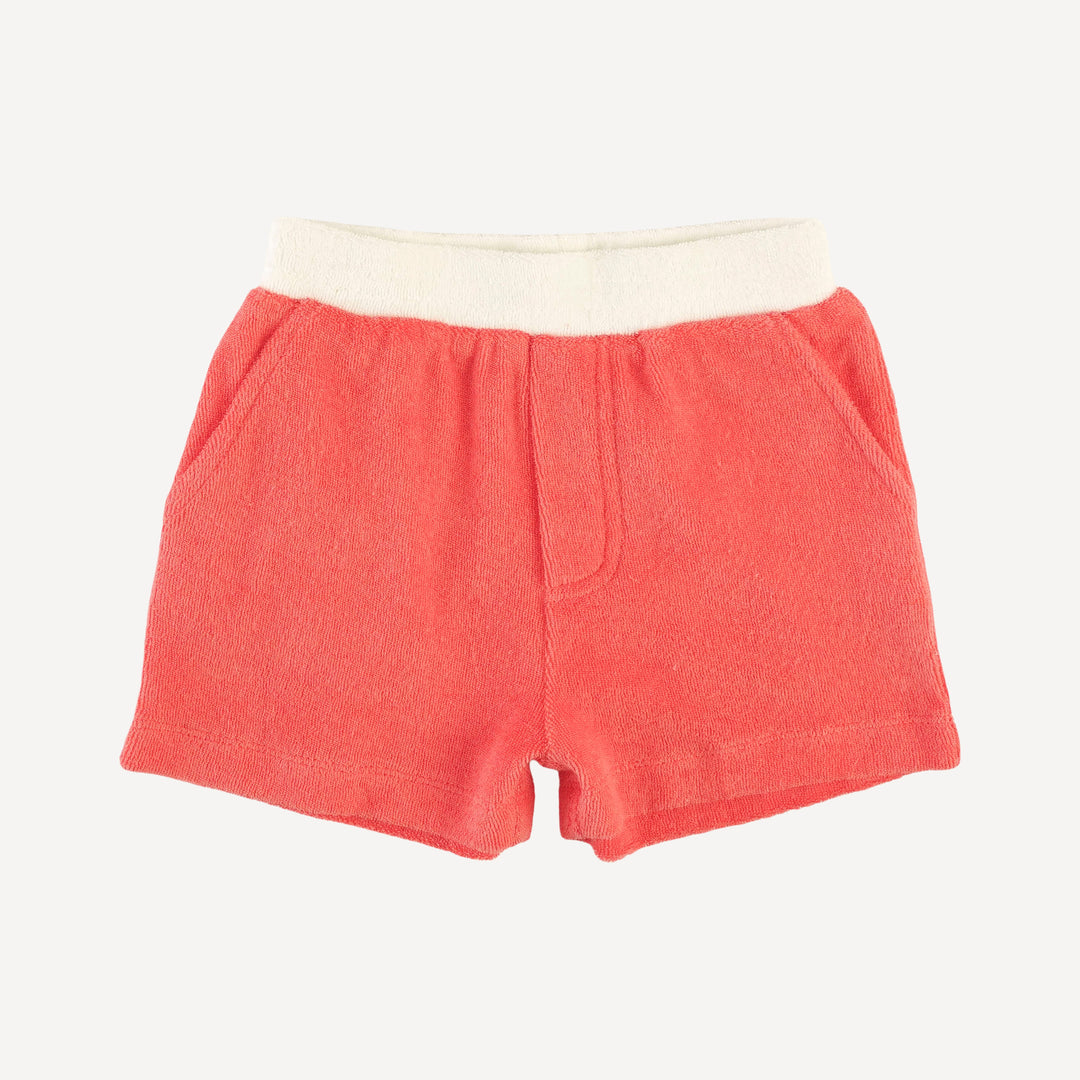 topstitch tank + relaxed short set | emberglow | organic cotton terry