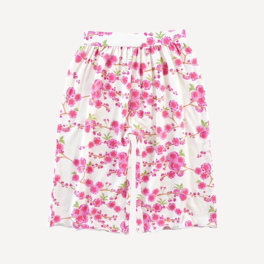 short sleeve jade set | pink cherry blossom | bamboo