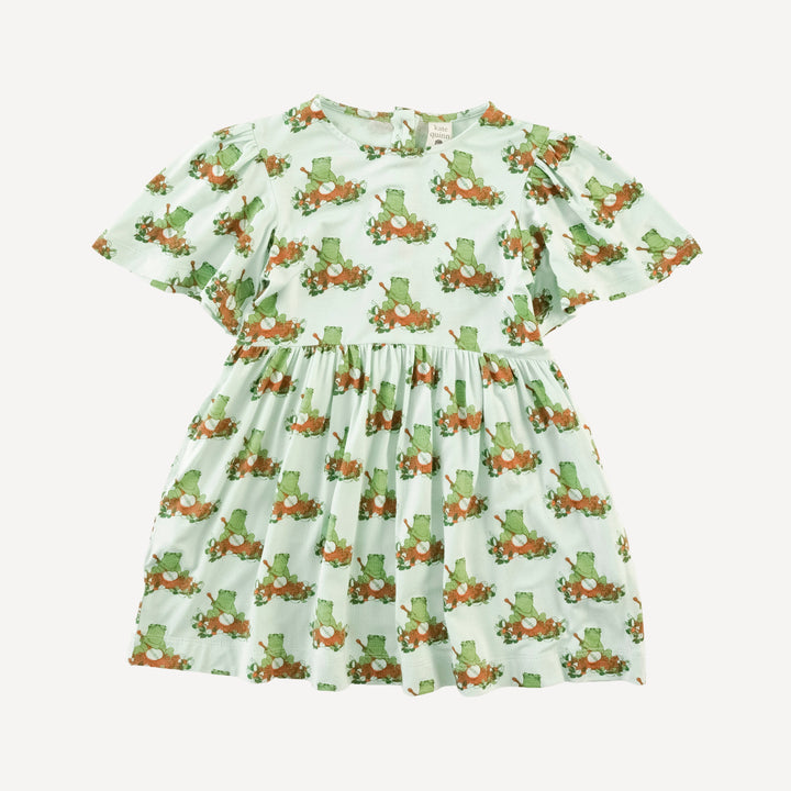 bell sleeve dress | frog + banjo | bamboo