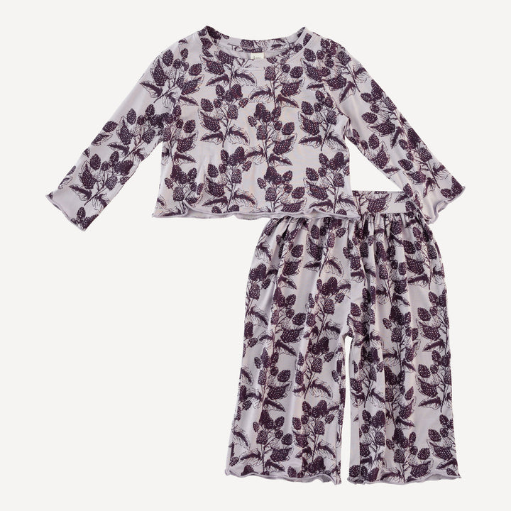 long sleeve jade set | blackberry | bamboo