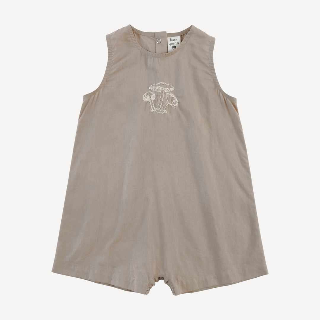vintage shortie | cobblestone | organic cotton woven