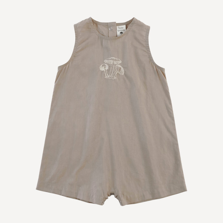 vintage shortie | cobblestone | organic cotton woven