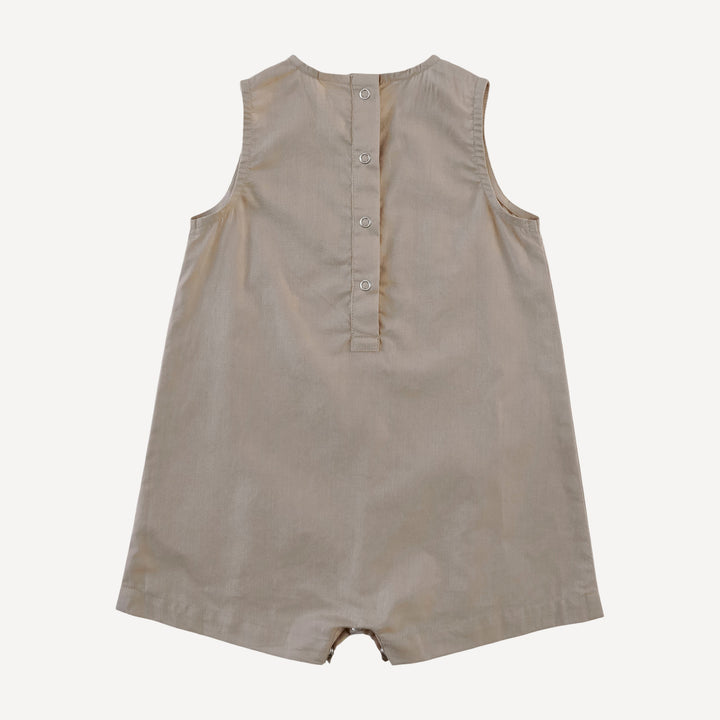 vintage shortie | cobblestone | organic cotton woven