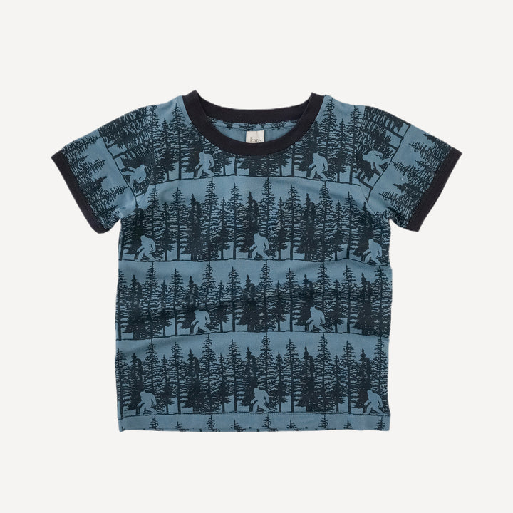 short sleeve ringer tee | sasquatch | bamboo