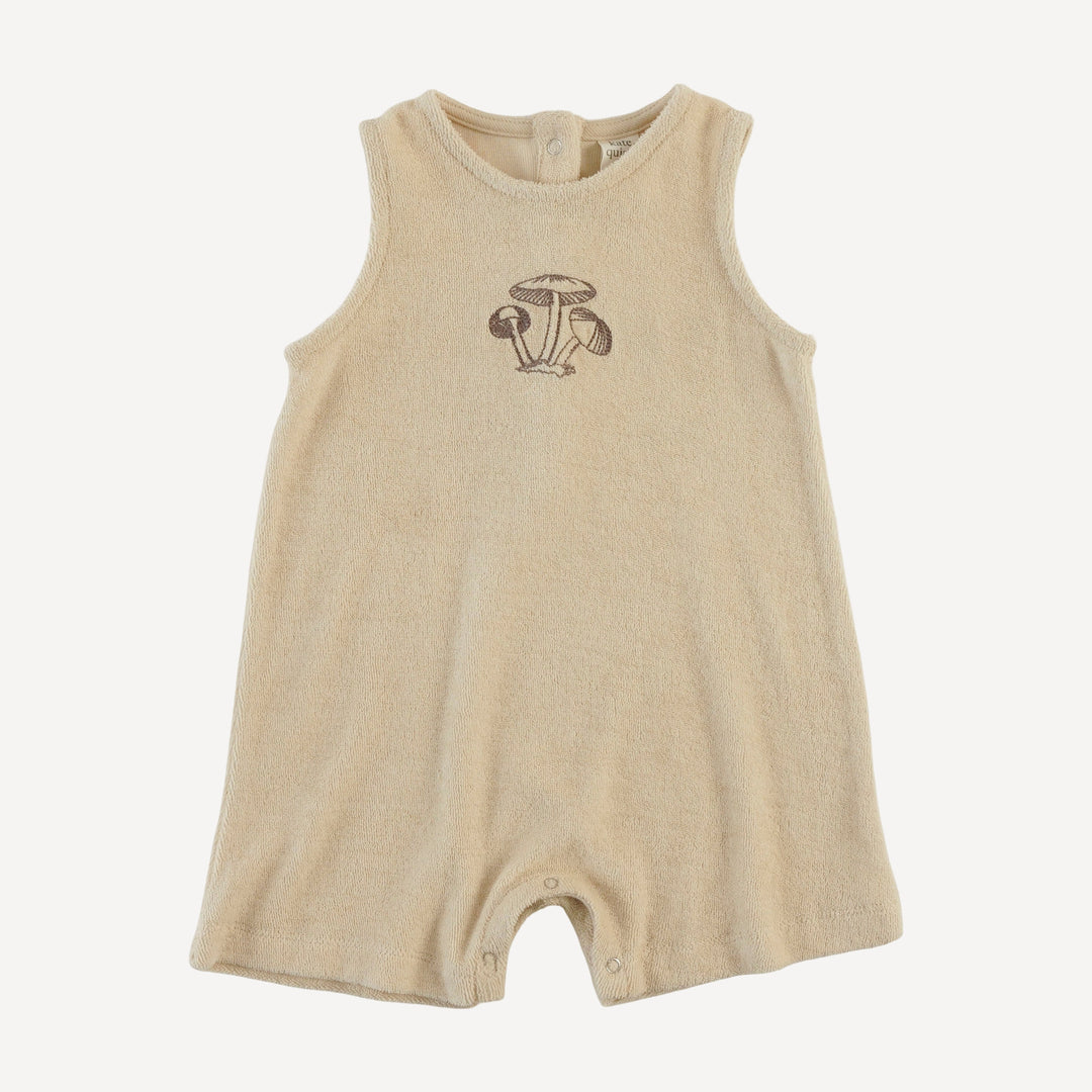 vintage shortie | oatmeal | organic cotton terry