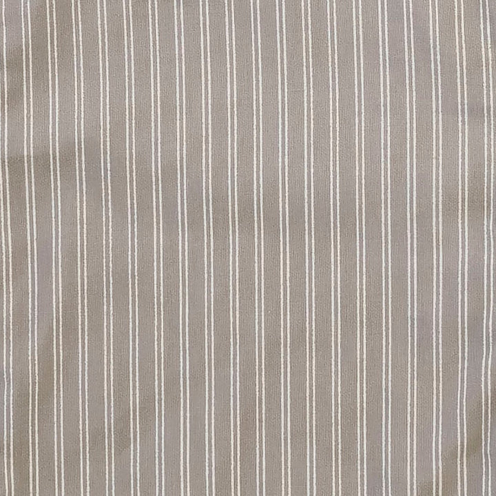 olive dress | earthy pinstripe | organic cotton woven