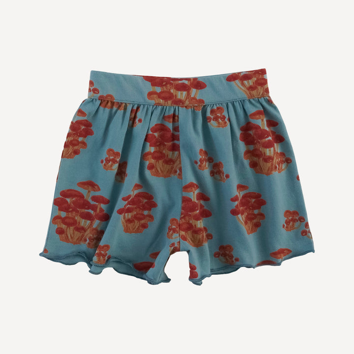 jade short set | red mushroom bunch | organic cotton jersey