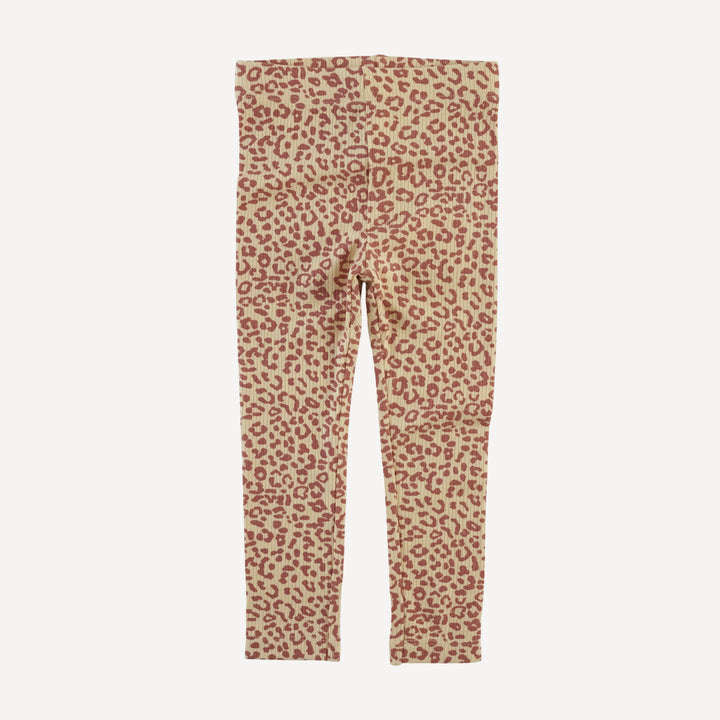 classic skinny leggings | leopard print | modal skinny rib