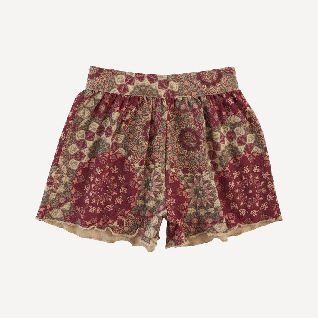 jade short set | earthen mandala | organic cotton jersey