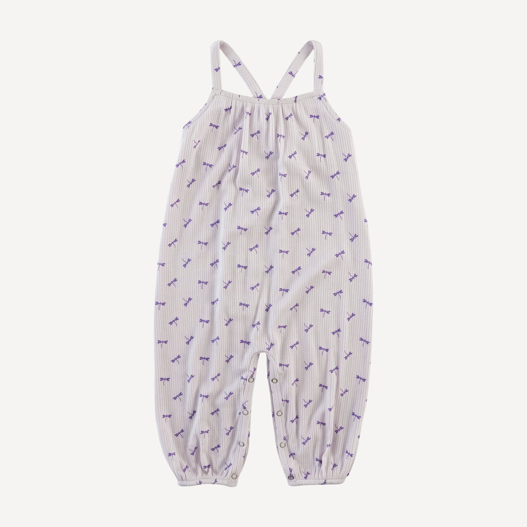 skinny strap jumpsuit | tiny dragonfly | modal skinny rib