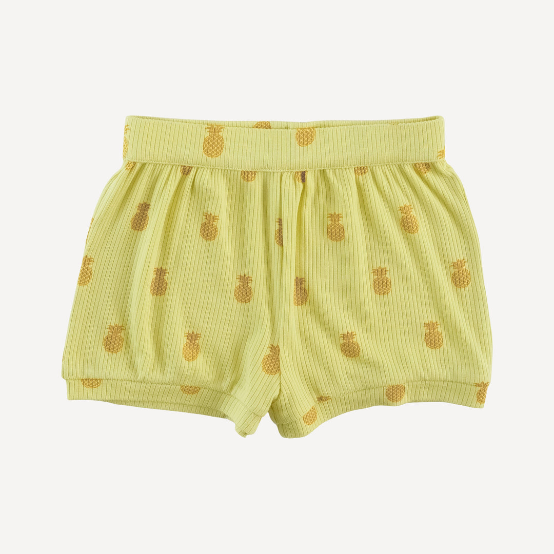 jamie short set | tiny pineapple | modal skinny rib