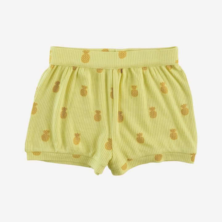 jamie short set | tiny pineapple | modal skinny rib