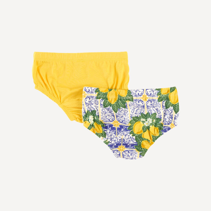 underwear set of 2 | lemons | bamboo