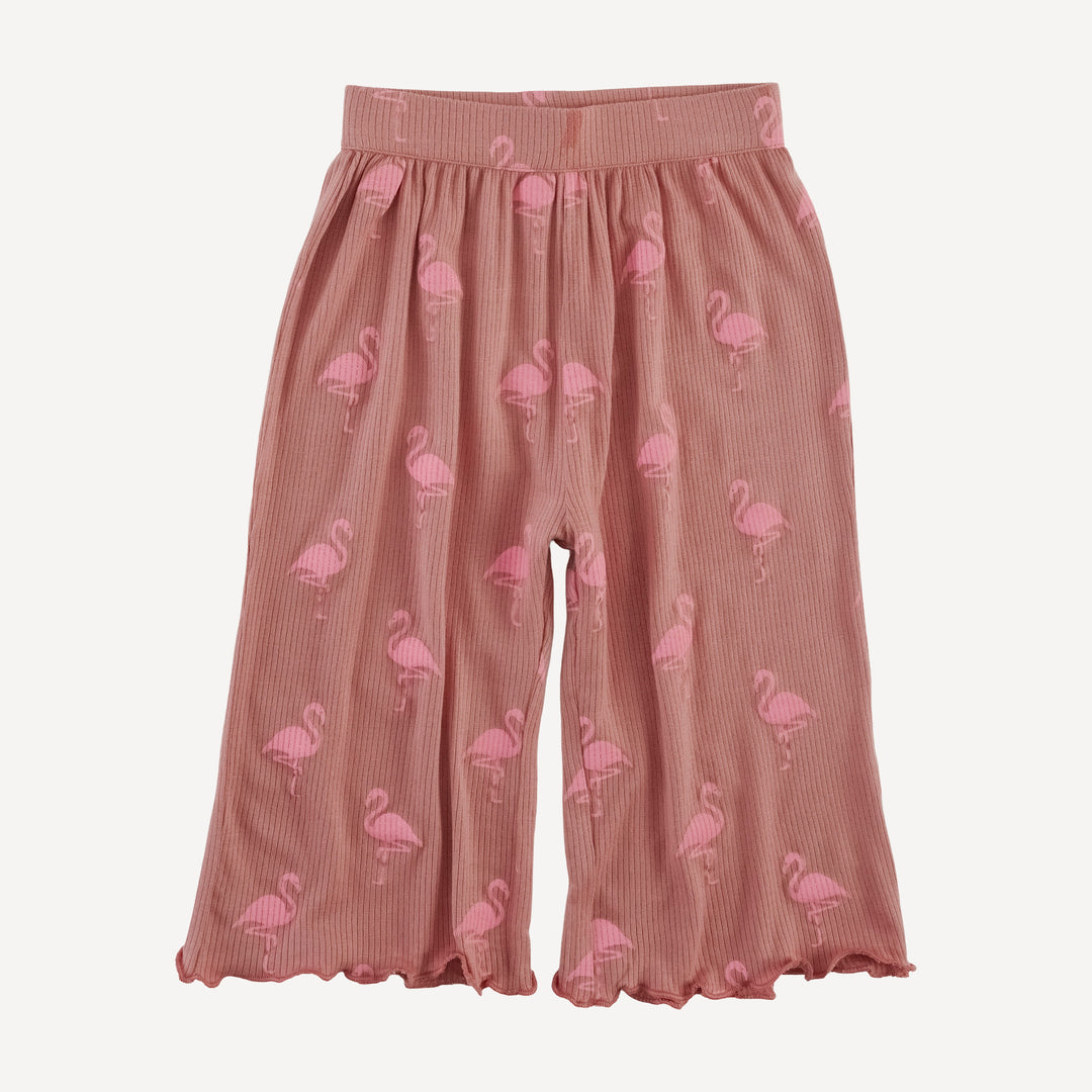 jade set | tiny flamingo | modal skinny rib