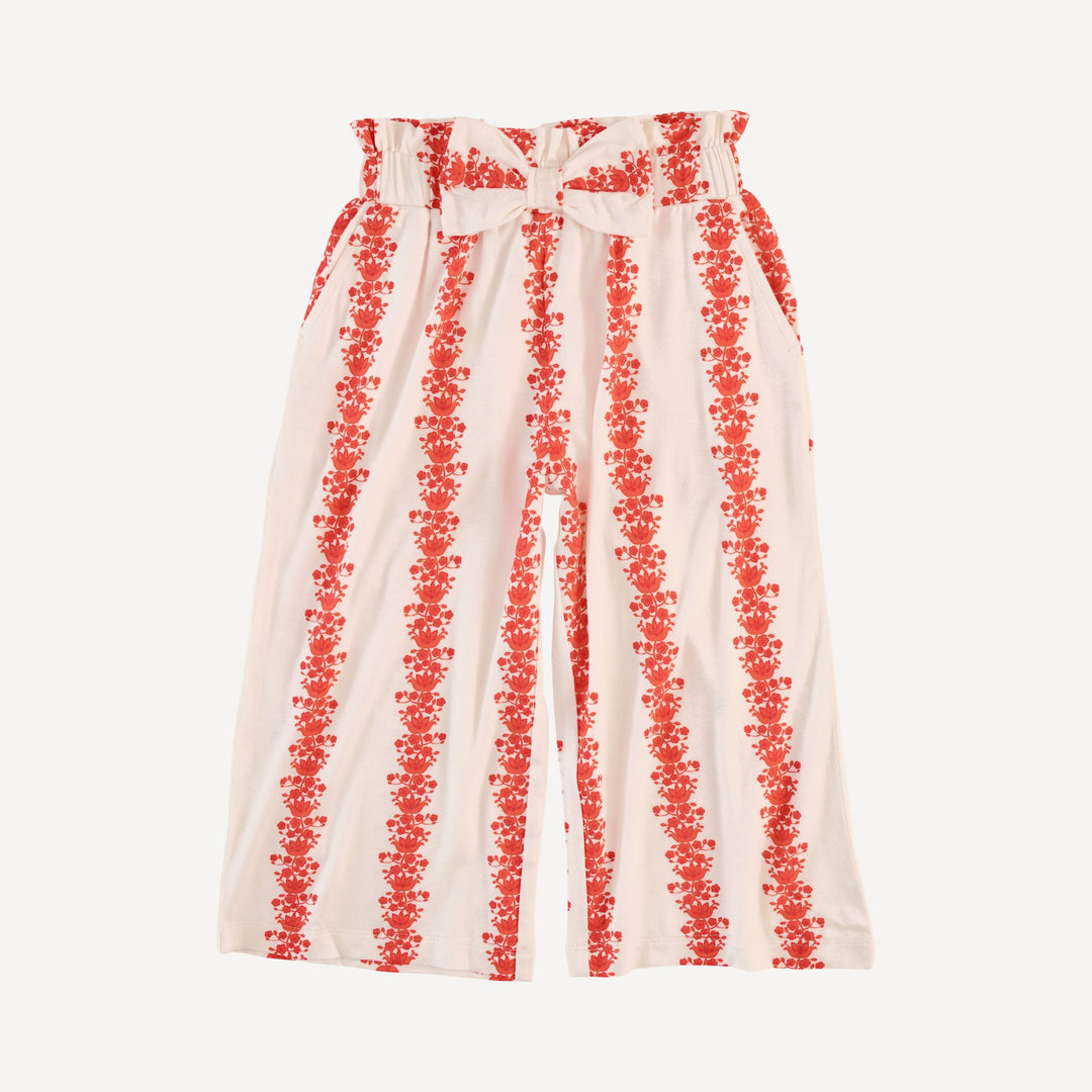 paper bag pant | bougainvillea | bamboo