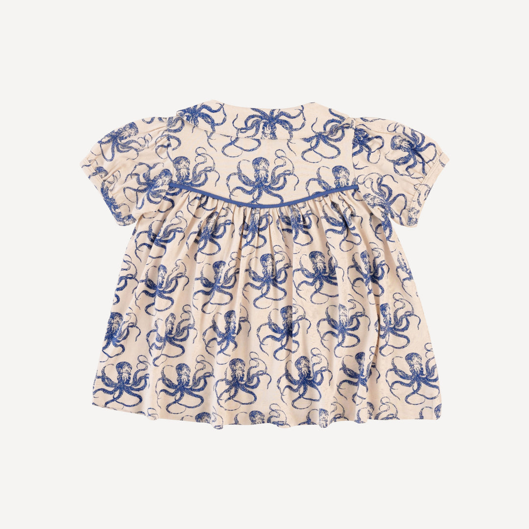 short sleeve cowgirl top | deep sea octopus | bamboo