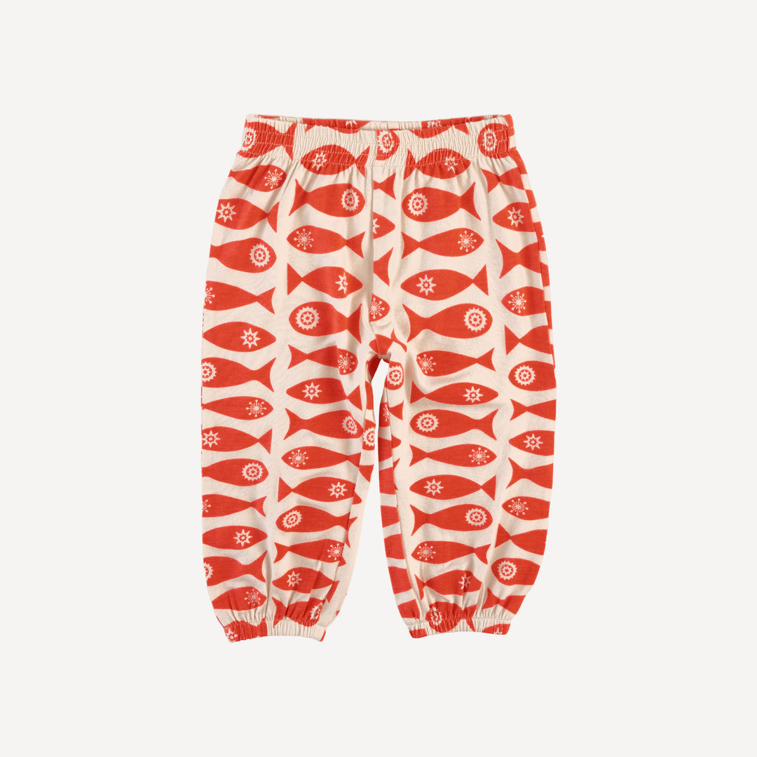 long sleeve relaxed jogger set | market fish | bamboo